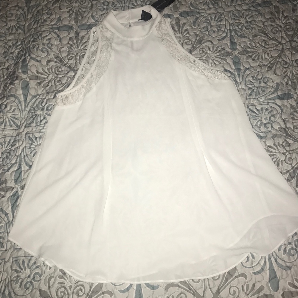 Ashley Stewart Mock Neck Top